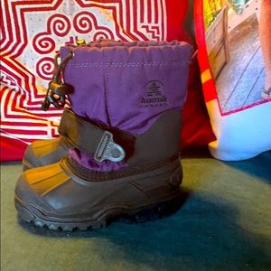 KAMIK purple size 8 toddler snow boots